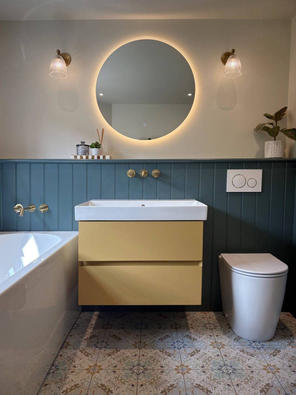 Colourful Family Bathroom